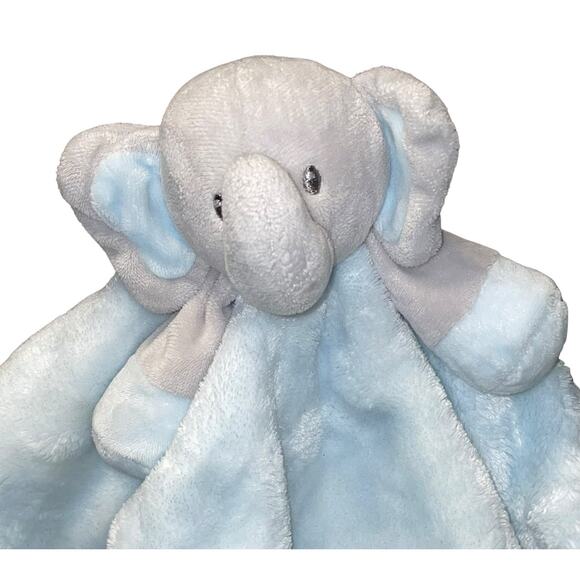 Blankets & Beyond Lovey Elephant Plush Security Blanket Stuffed Animal Nursery - Picture 3 of 10